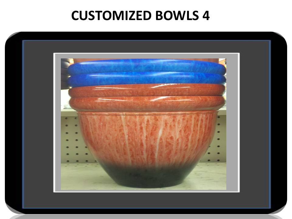 CUSTOMIZED DEMO BOWLS